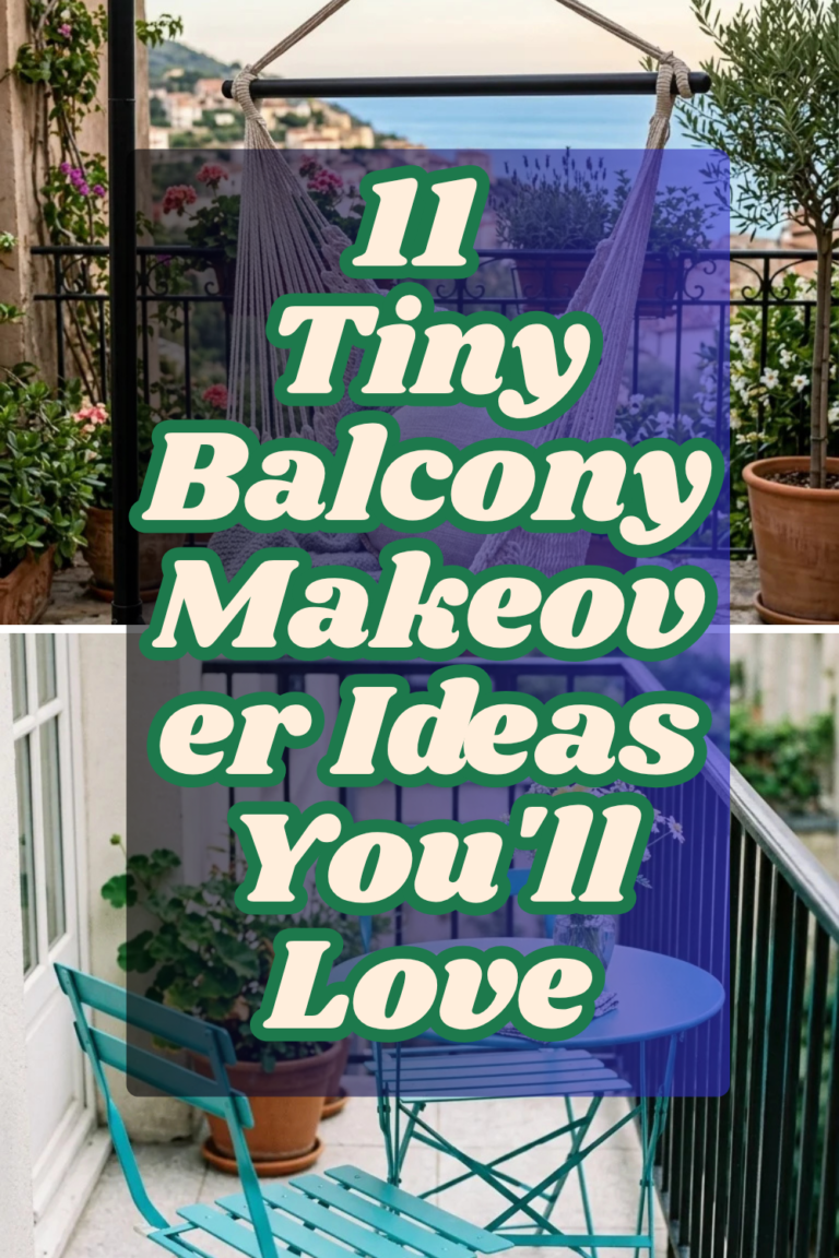 11 Tiny Balcony Makeover Ideas You’ll Love