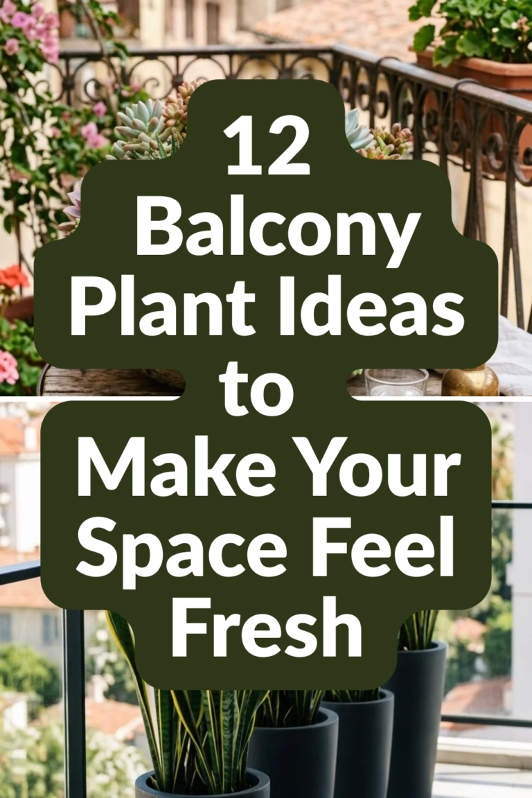 12 Balcony Plant Ideas to Make Your Space Feel Fresh