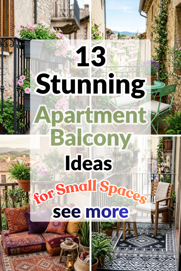 13 Stunning Apartment Balcony Ideas for Small Spaces