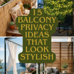 15 Balcony Privacy Ideas That Look Stylish