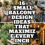 16 Small Balcony Design Ideas That Maximize Every Inch