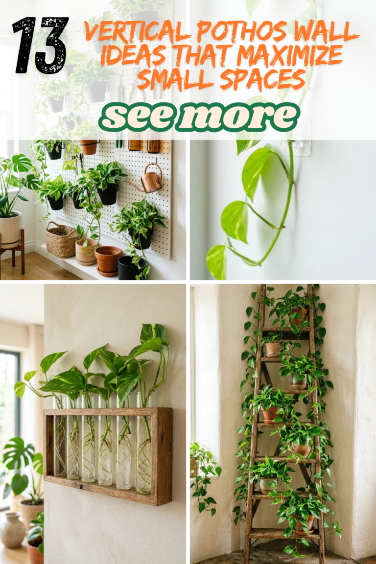 13 Vertical Pothos Wall Ideas That Maximize Small Spaces