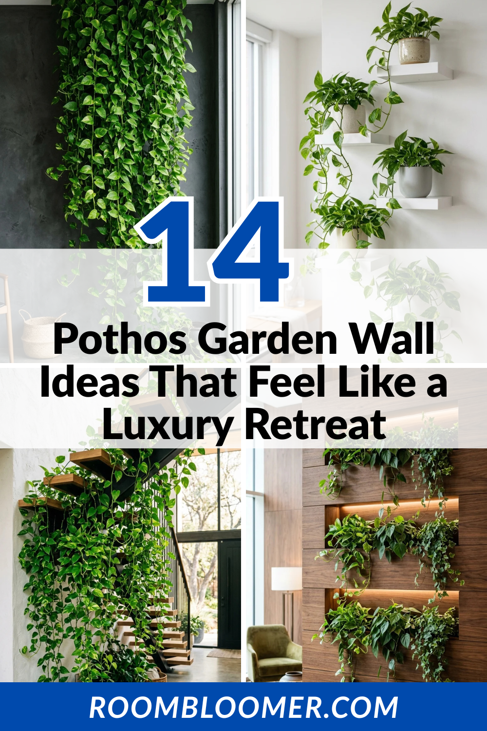 14 Pothos Garden Wall Ideas That Feel Like a Luxury Retreat