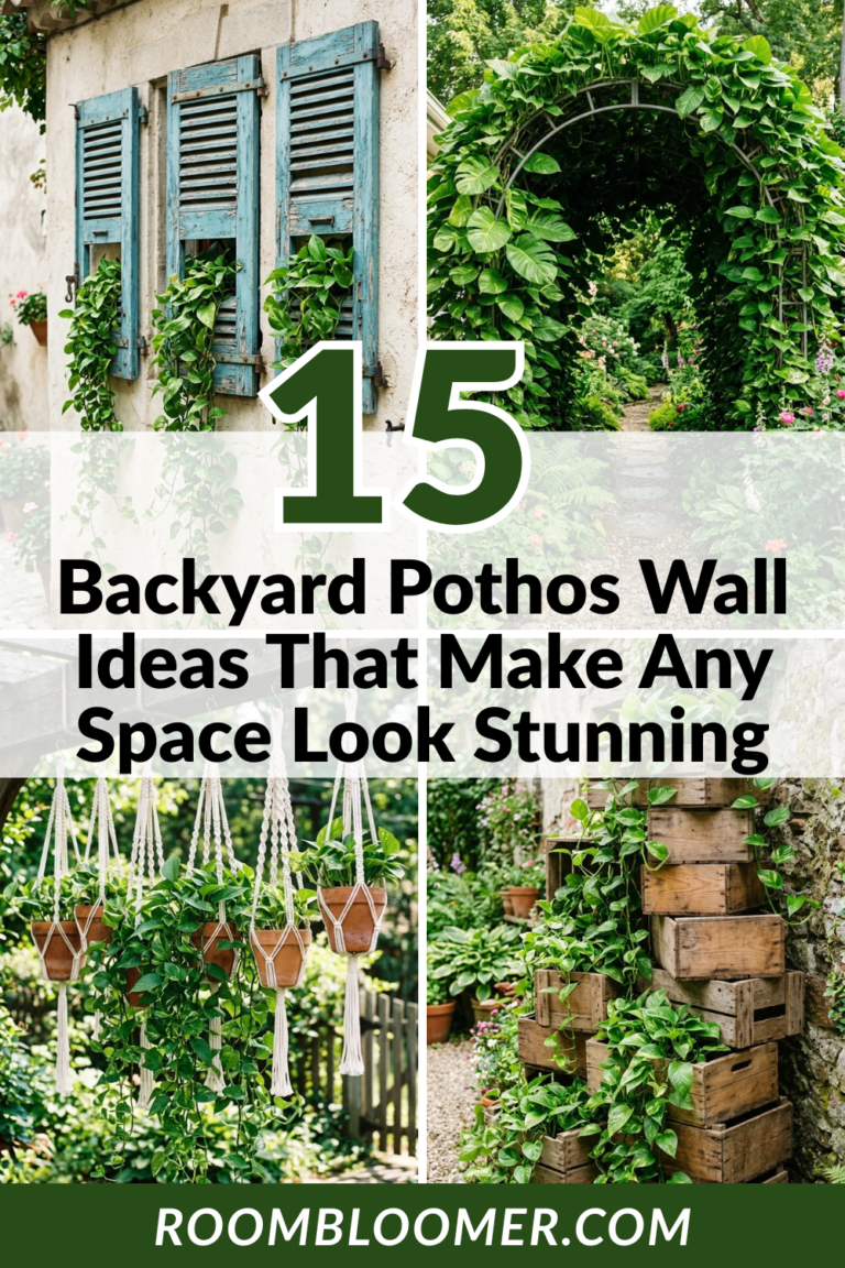 15 Backyard Pothos Wall Ideas That Make Any Space Look Stunning