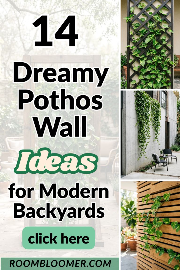 14 Dreamy Pothos Wall Ideas for Modern Backyards