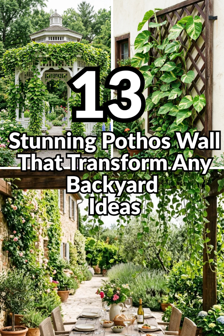 13 Stunning Pothos Wall Ideas That Transform Any Backyard