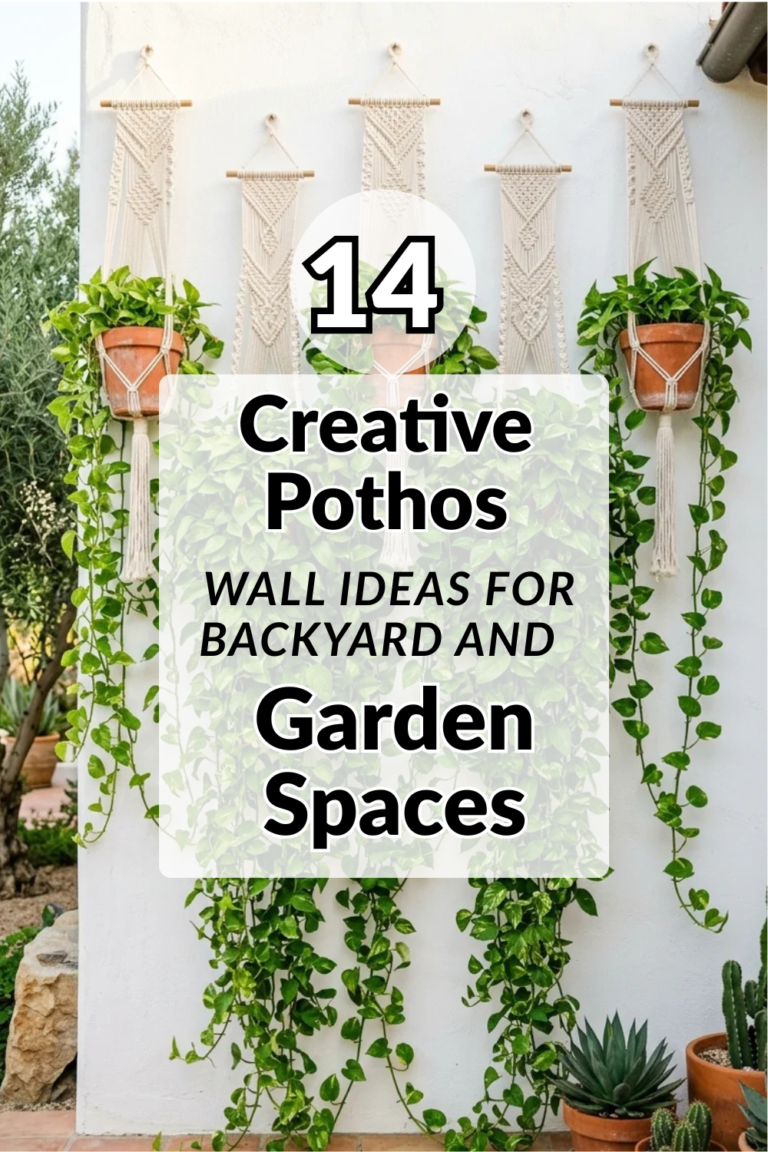14 Creative Pothos Wall Ideas for Backyard and Garden Spaces