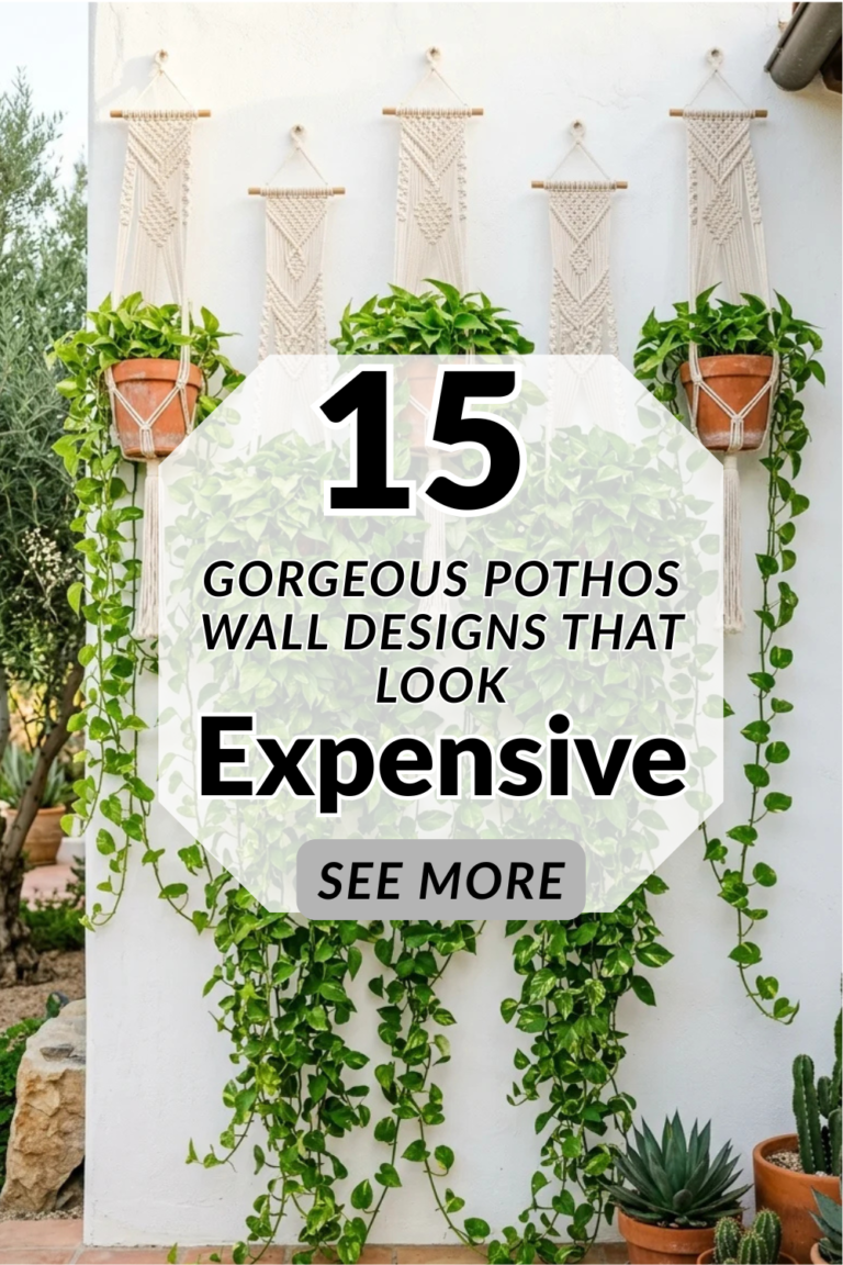 15 Gorgeous Pothos Wall Designs That Look Expensive