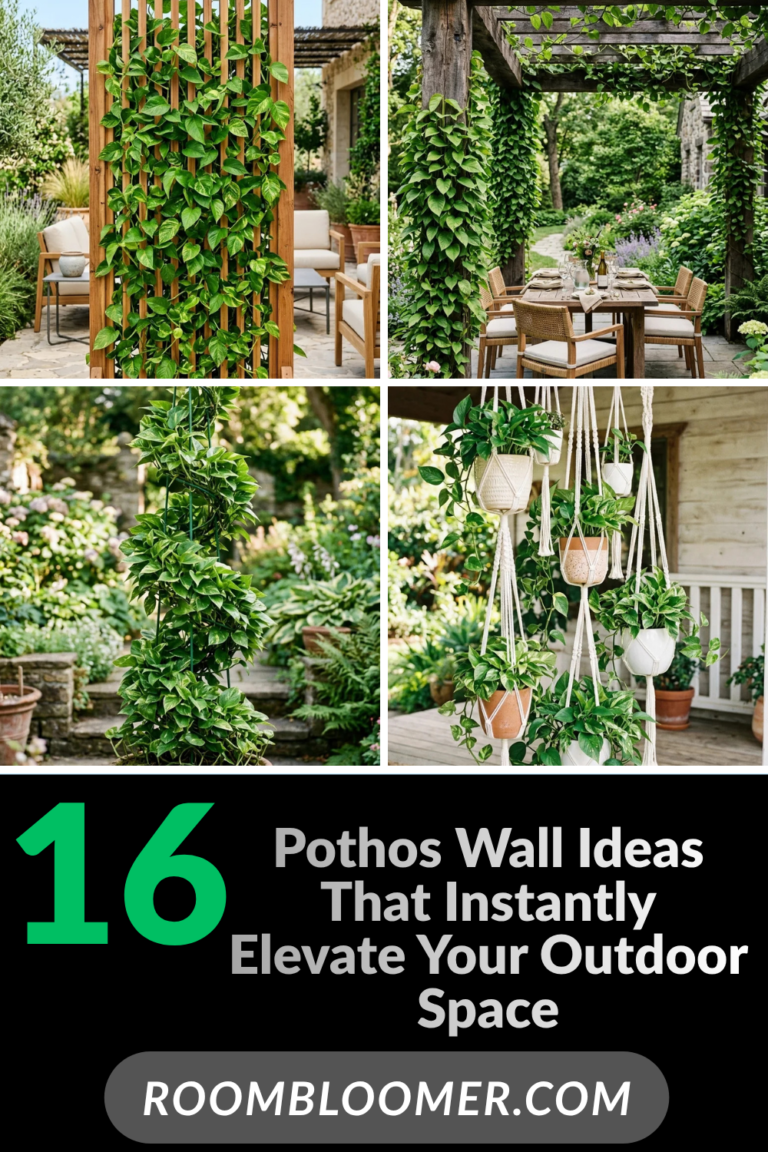 16 Pothos Wall Ideas That Instantly Elevate Your Outdoor Space