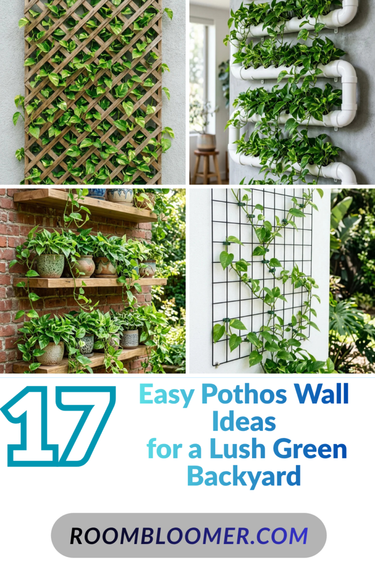 17 Easy Pothos Wall Ideas for a Lush Green Backyard