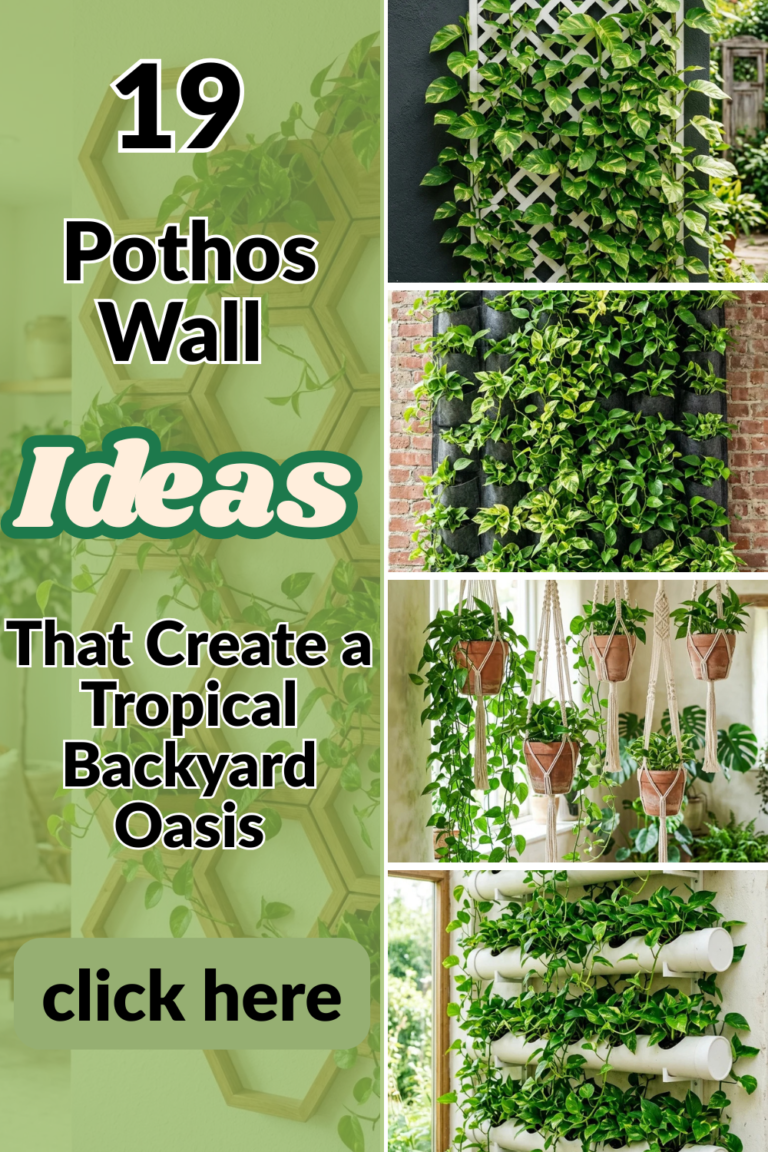19 Pothos Wall Ideas That Create a Tropical Backyard Oasis
