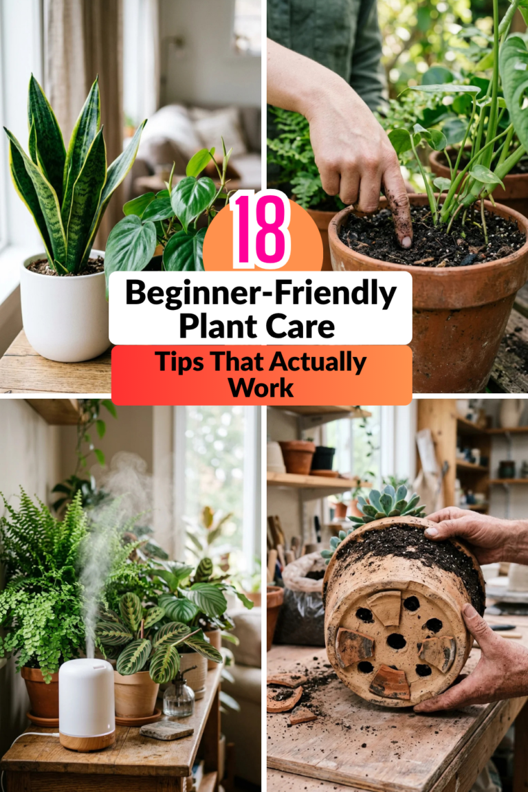 18 Beginner-Friendly Plant Care Tips That Actually Work