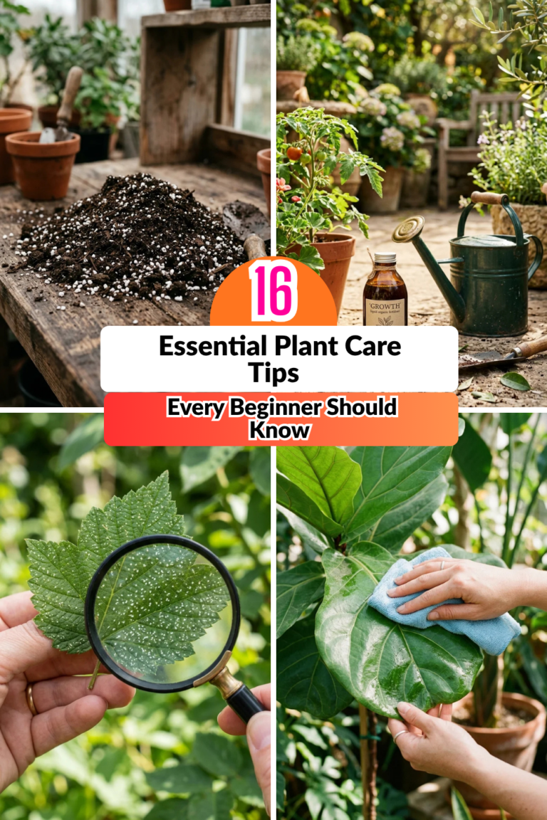 16 Essential Plant Care Tips Every Beginner Should Know