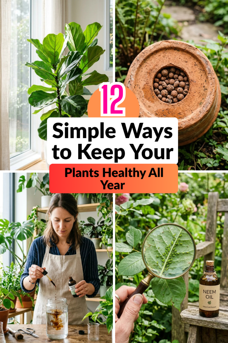 12 Simple Ways to Keep Your Plants Healthy All Year