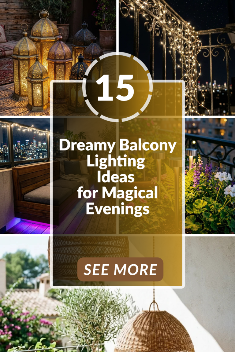 15 Dreamy Balcony Lighting Ideas for Magical Evenings