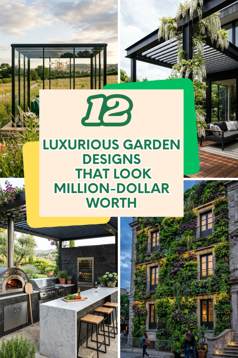 12 Luxurious Garden Designs That Look Million-Dollar Worth
