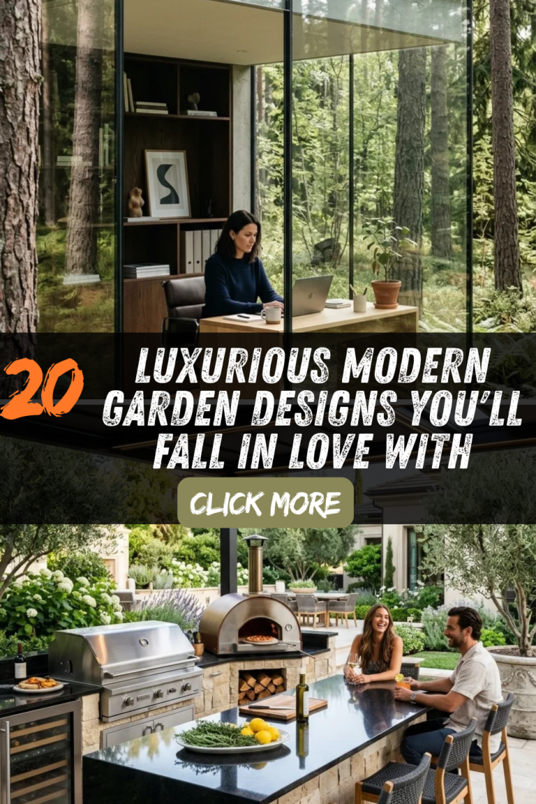 20 Luxurious Modern Garden Designs You’ll Fall in Love With