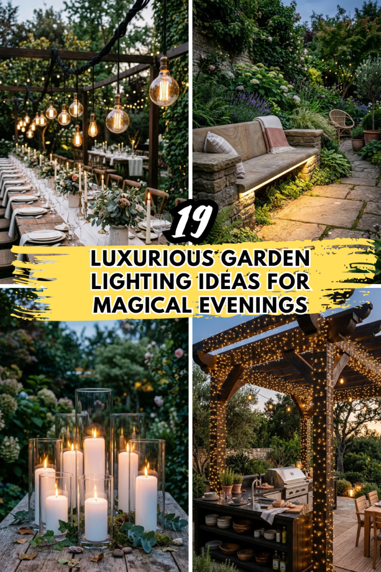 19 Luxurious Garden Lighting Ideas for Magical Evenings