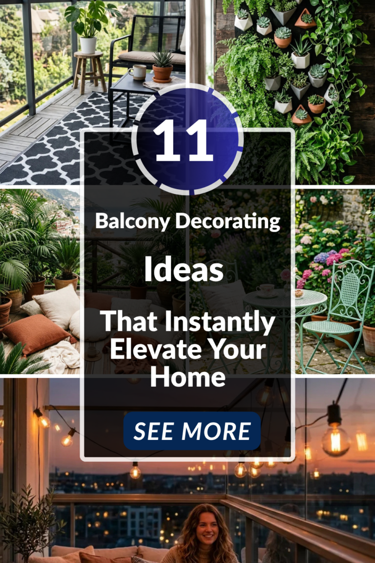 11 Balcony Decorating Ideas That Instantly Elevate Your Home