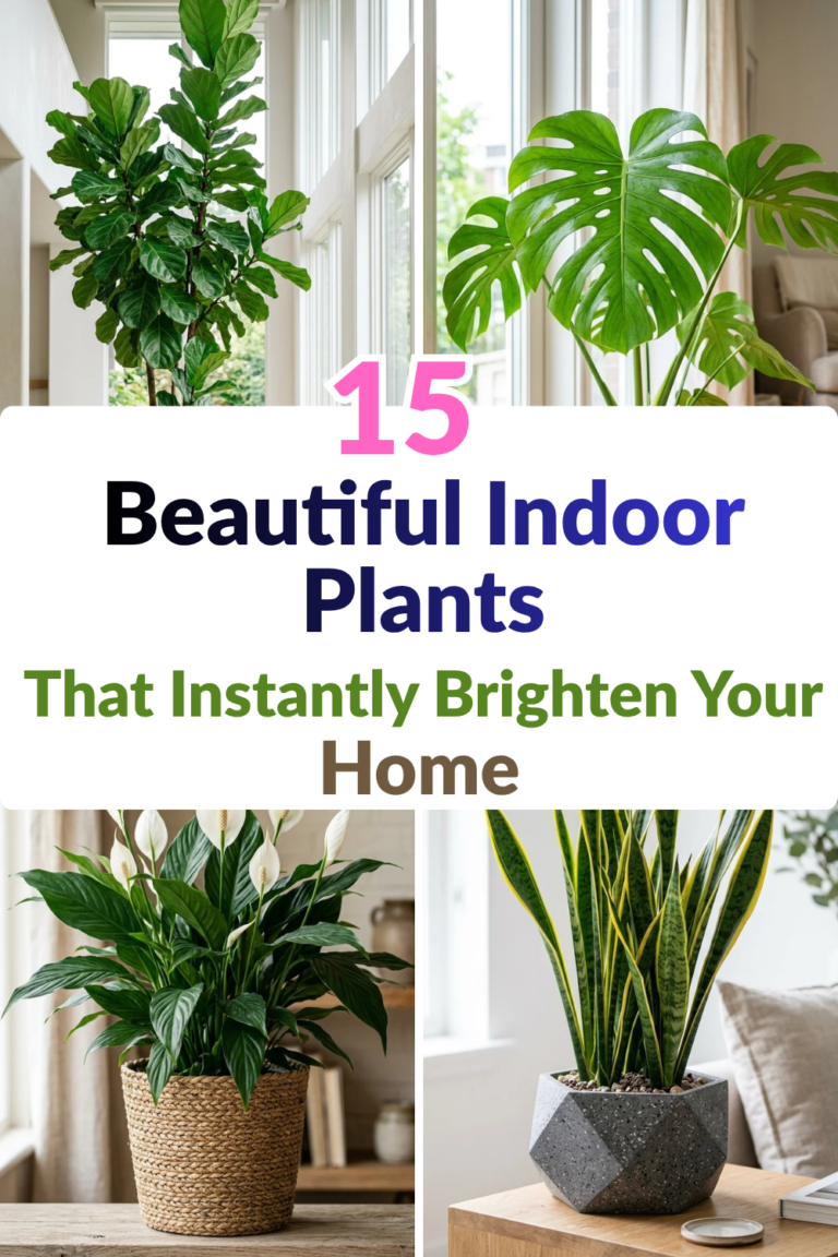 15 Beautiful Indoor Plants That Instantly Brighten Your Home
