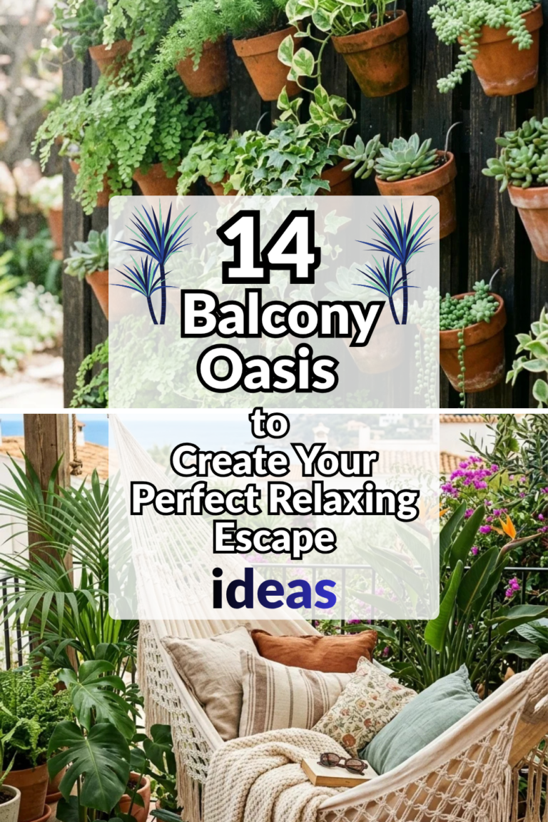 14 Balcony Oasis Ideas to Create Your Perfect Relaxing Escape