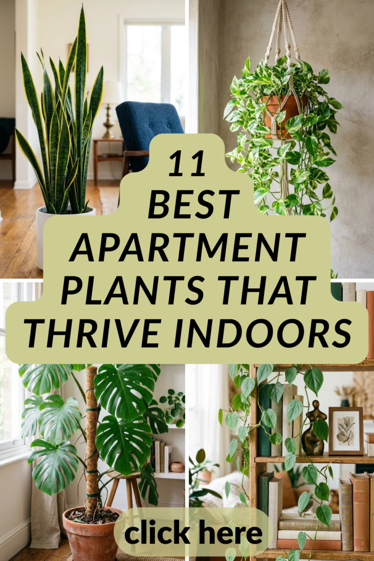 11 Best Apartment Plants That Thrive Indoors