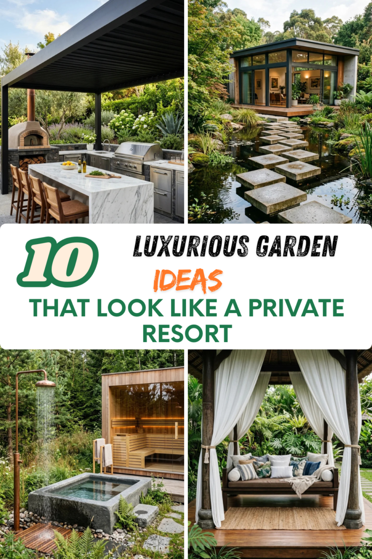 10 Luxurious Garden Ideas That Look Like a Private Resort