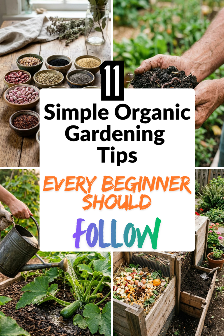 11 Simple Organic Gardening Tips Every Beginner Should Follow