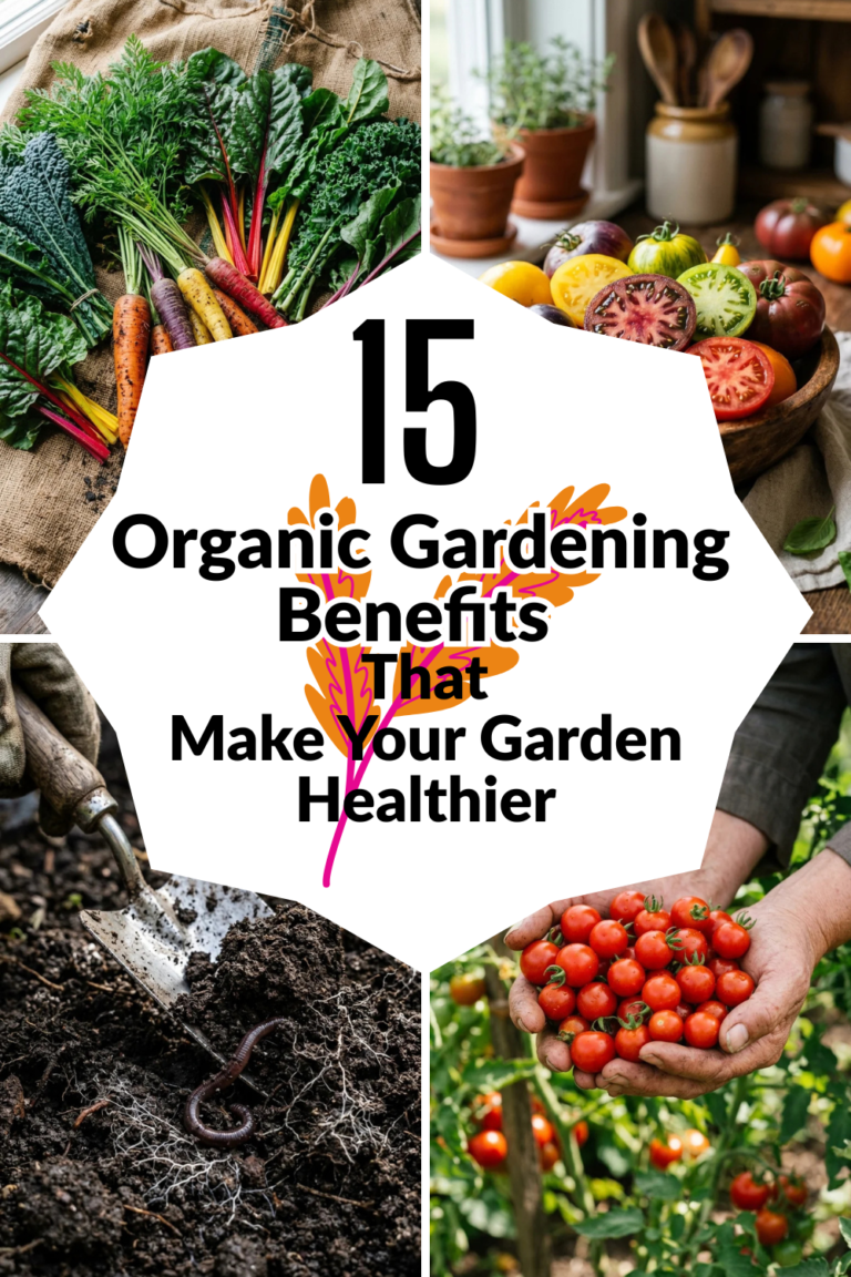 15 Organic Gardening Benefits That Make Your Garden Healthier