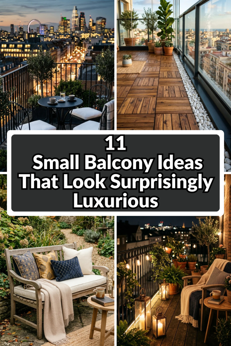 11 Small Balcony Ideas That Look Surprisingly Luxurious