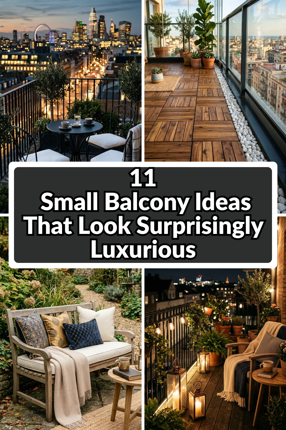 11 Small Balcony Ideas That Look Surprisingly Luxurious