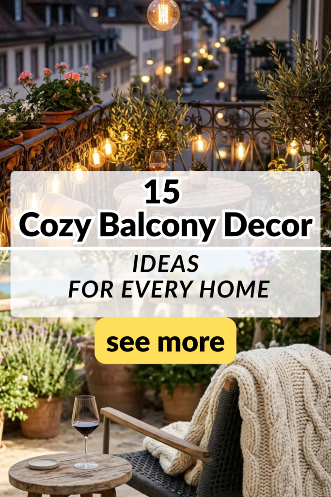 15 Cozy Balcony Decor Ideas for Every Home