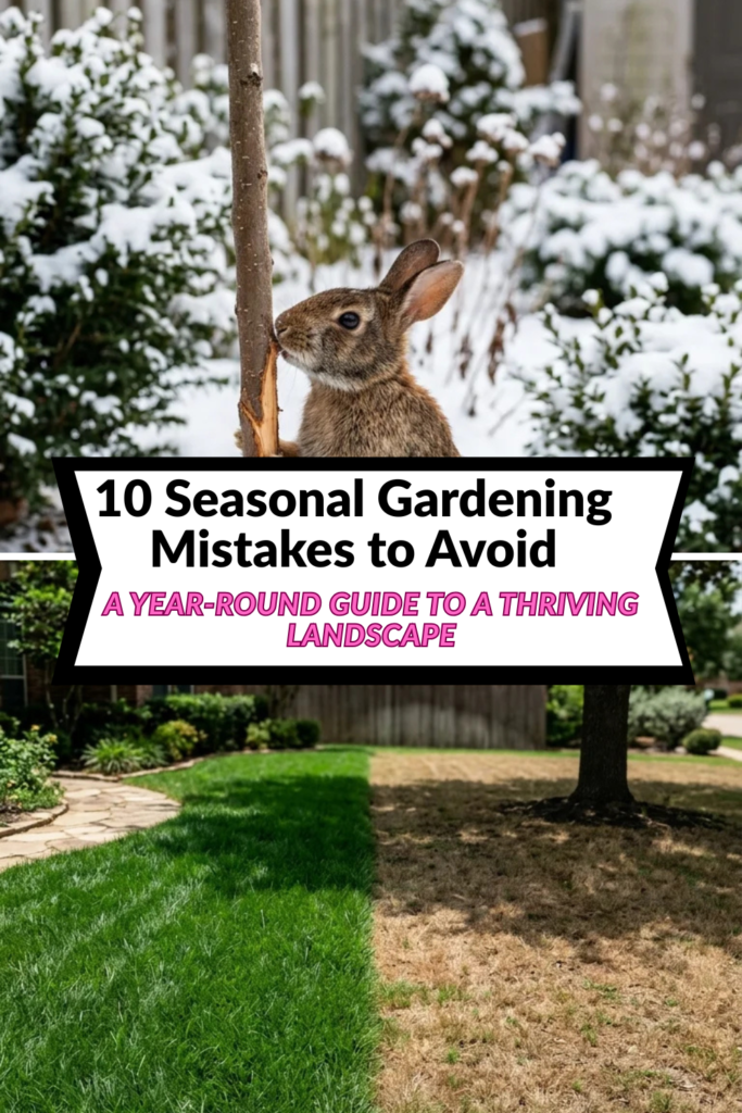 10 Seasonal Gardening Mistakes to Avoid: A Year-Round Guide to a Thriving Landscape