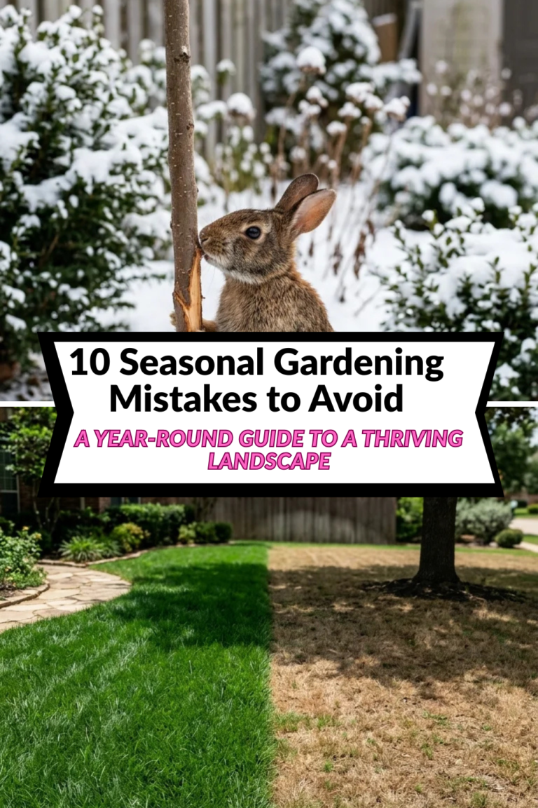 10 Seasonal Gardening Mistakes to Avoid: A Year-Round Guide to a Thriving Landscape