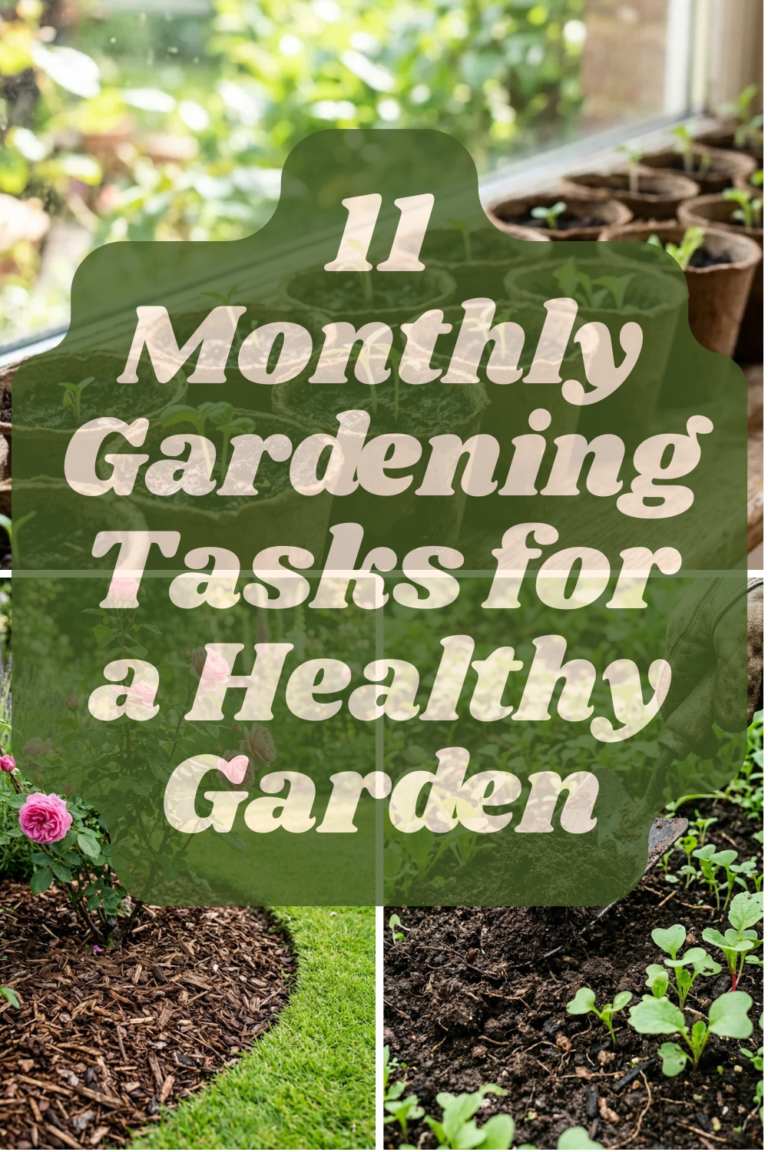 11 Monthly Gardening Tasks for a Healthy Garden