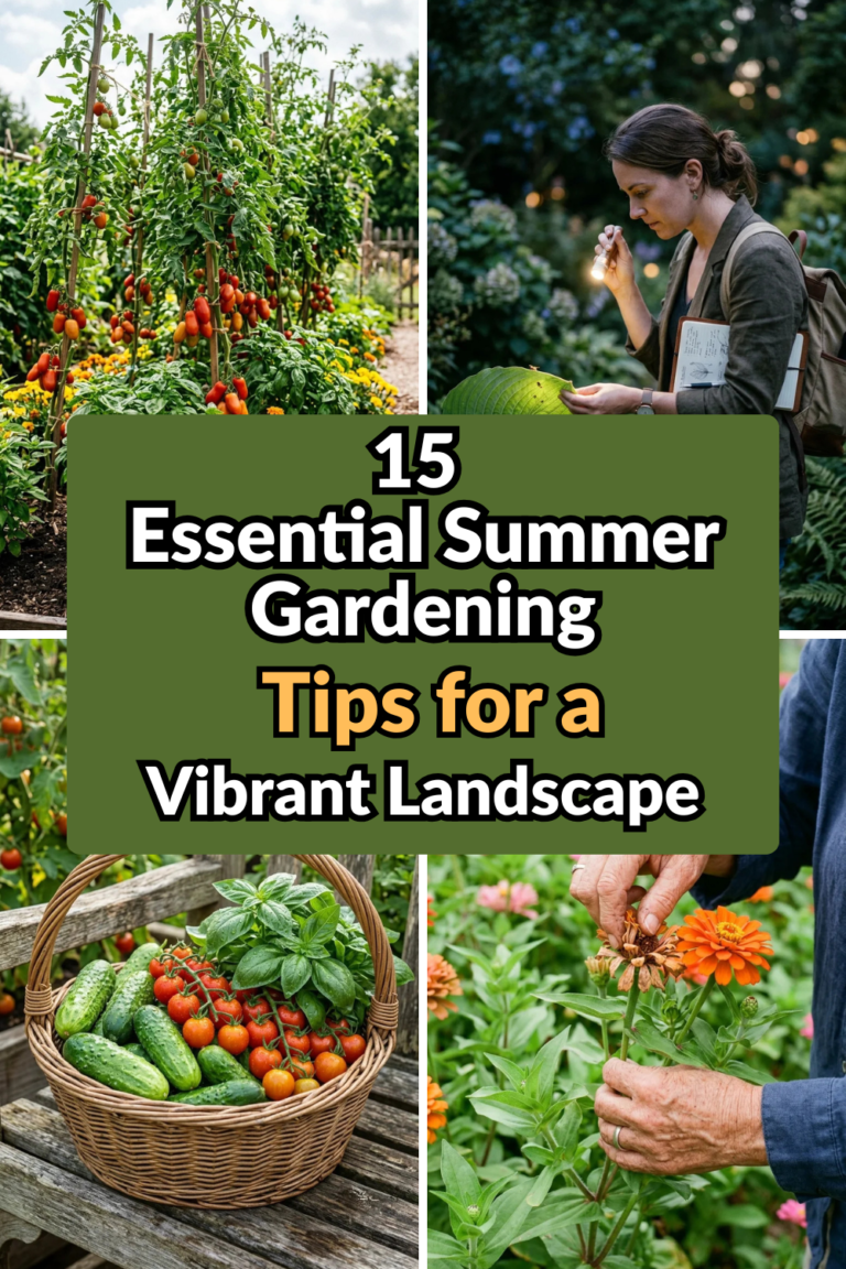 15 Essential Summer Gardening Tips for a Vibrant Landscape