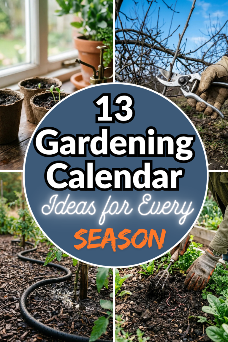 13 Gardening Calendar Ideas for Every Season