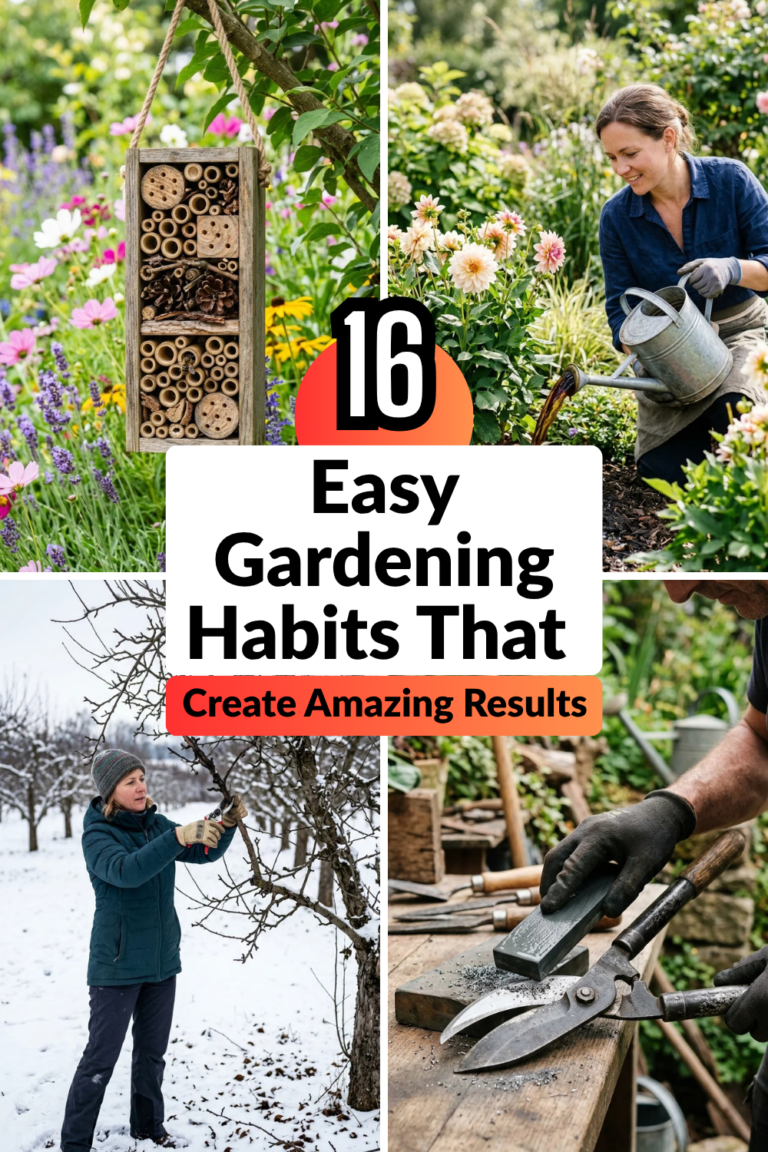 16 Easy Gardening Habits That Create Amazing Results