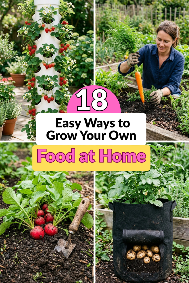18 Easy Ways to Grow Your Own Food at Home