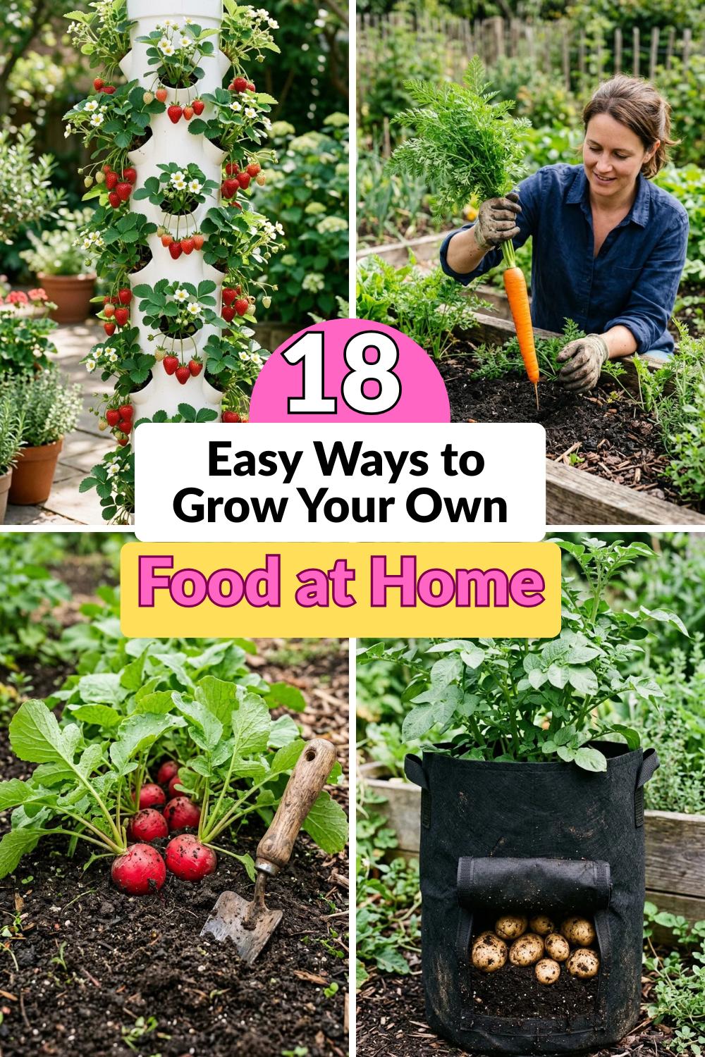 18 Easy Ways to Grow Your Own Food at Home