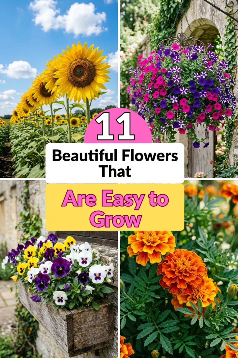 11 Beautiful Flowers That Are Easy to Grow