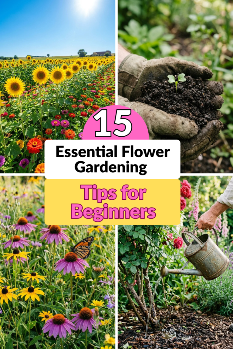 15 Essential Flower Gardening Tips for Beginners