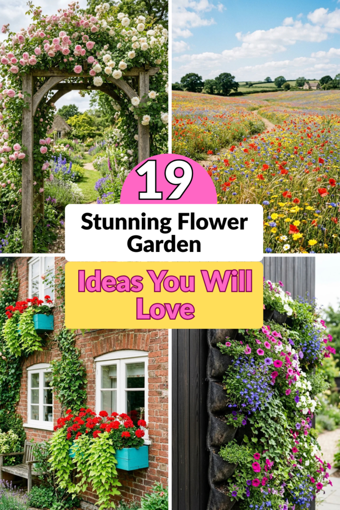 19 Stunning Flower Garden Ideas You Will Love