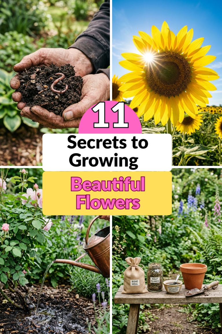 11 Secrets to Growing Beautiful Flowers