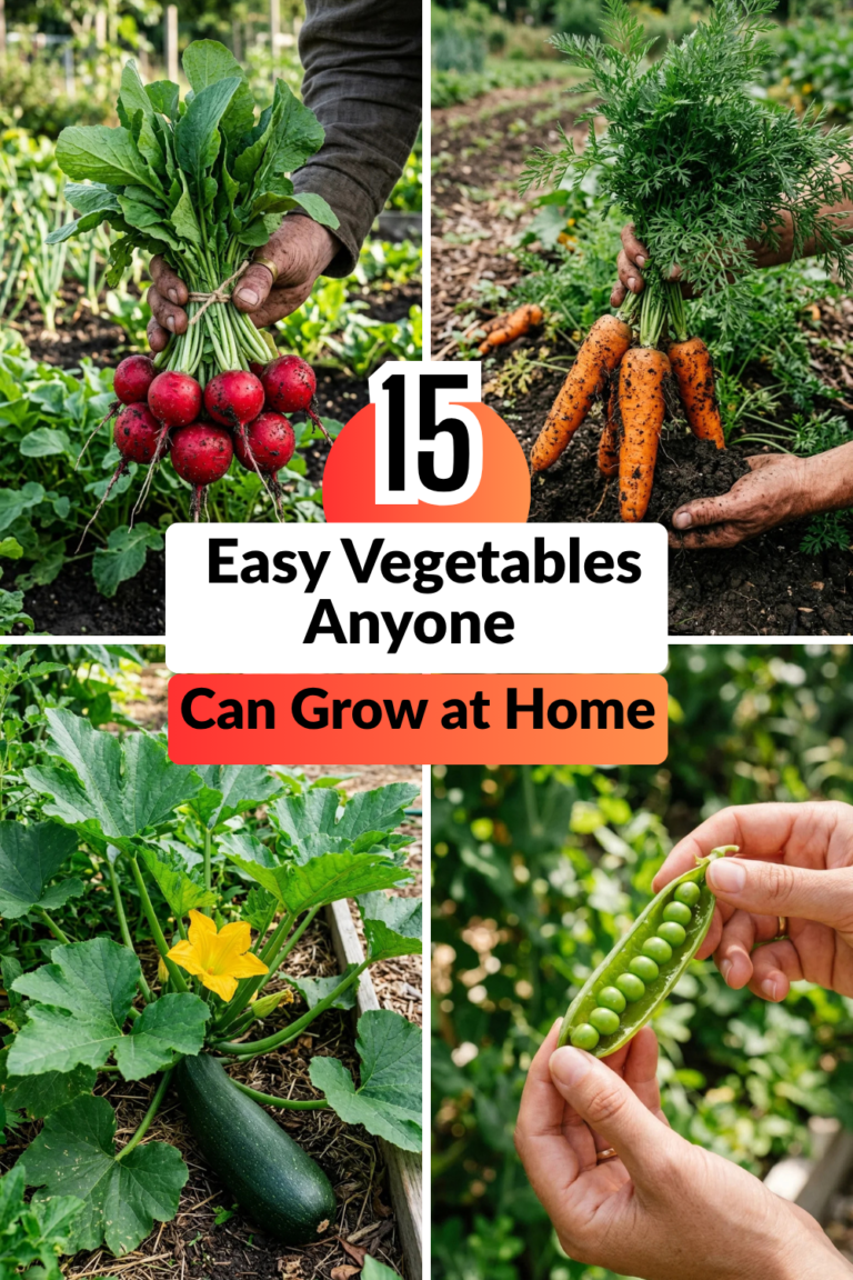 15 Easy Vegetables Anyone Can Grow at Home