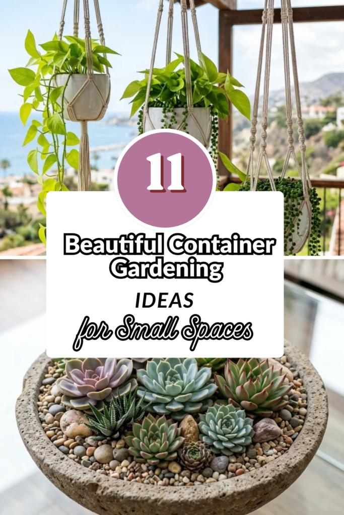 11 Beautiful Container Gardening Ideas for Small Spaces