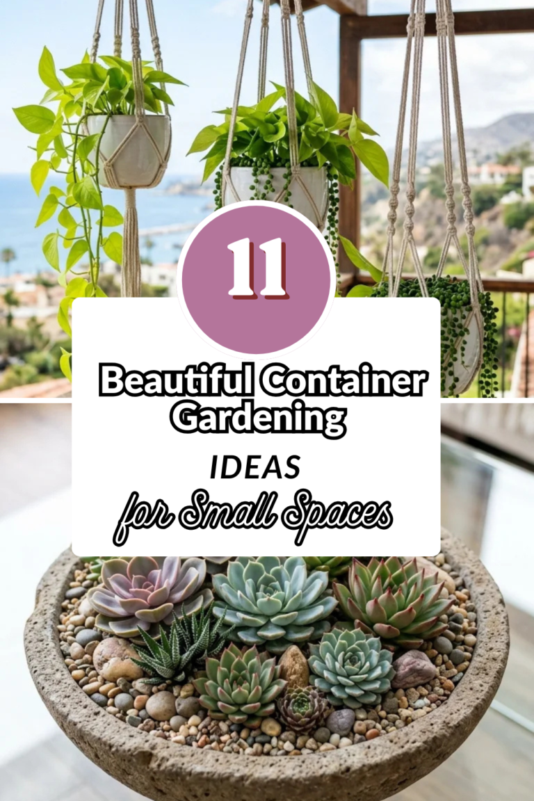11 Beautiful Container Gardening Ideas for Small Spaces