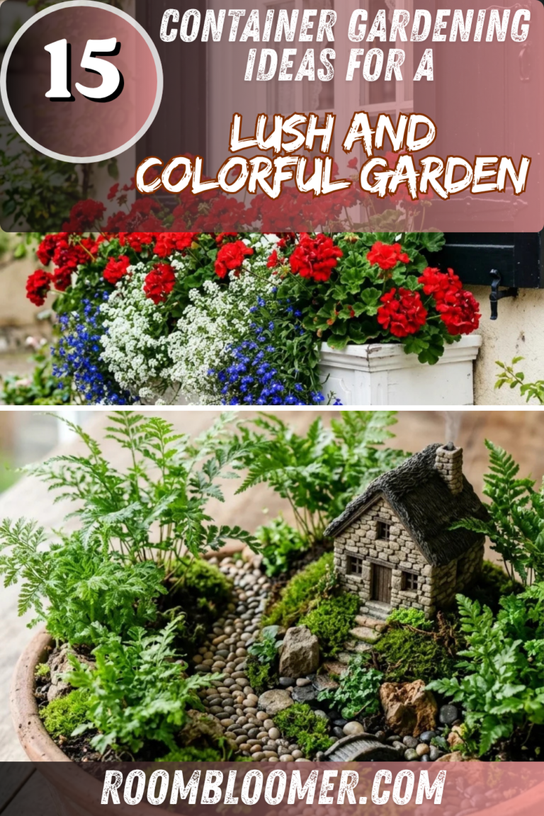15 Container Gardening Ideas for a Lush and Colorful Garden