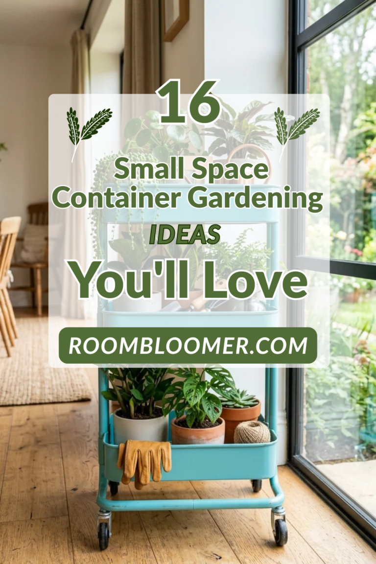 16 Small Space Container Gardening Ideas You’ll Love