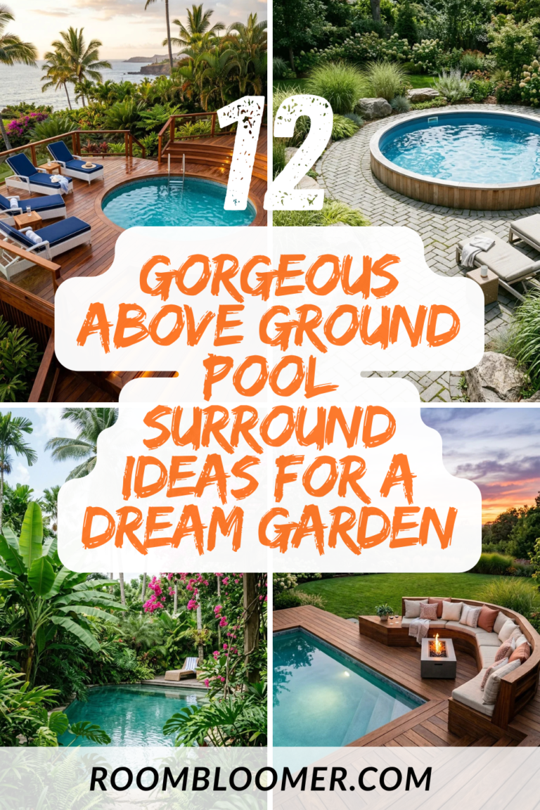 12 Gorgeous Above Ground Pool Surround Ideas for a Dream Garden